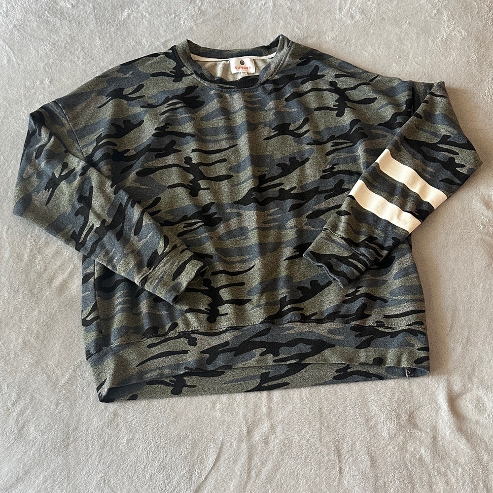 Sundry Camouflage Sweatshirt